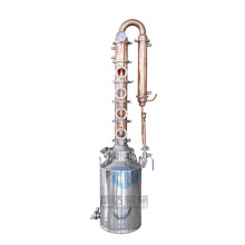 50L alcohol still whisky/rum/spirits/ethanol distilling machine mini red copper alembic distiller for amateur household user